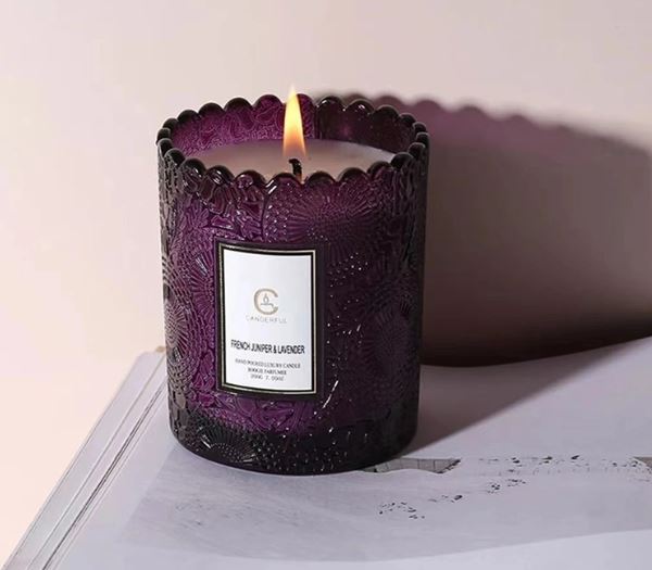 Empty Glass Candle Jar