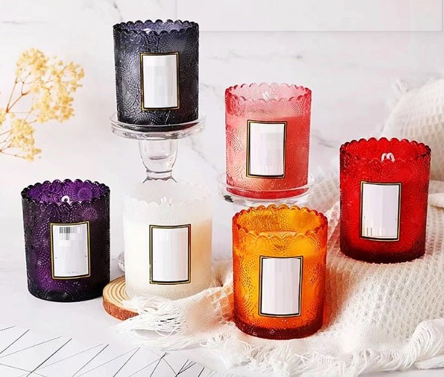 Empty Glass Candle Jar