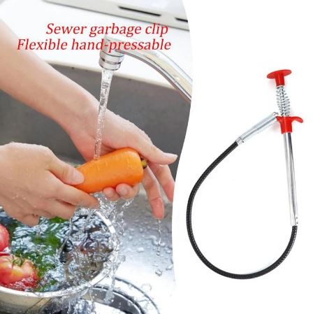 Flexible Grabber Pickup Tool, Drain Clog Remover