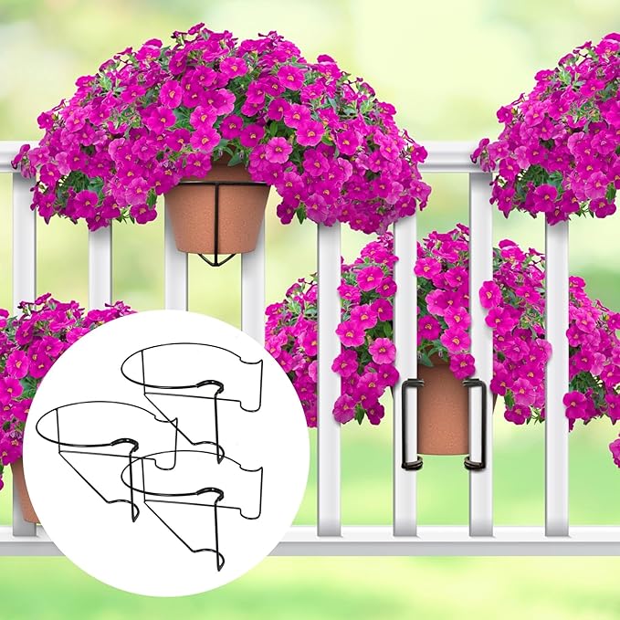 Floating Garden - Balcony Railing Planter Shelf Hanger