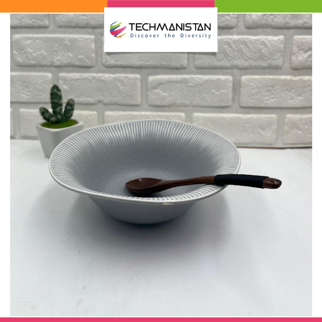 Flower Pattern Ceramic Bowl