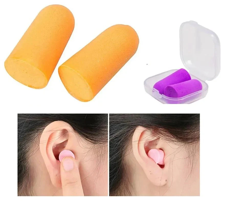 Foam Earplugs With Storage Box