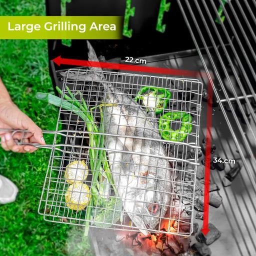 Foldable Fish Grill Basket