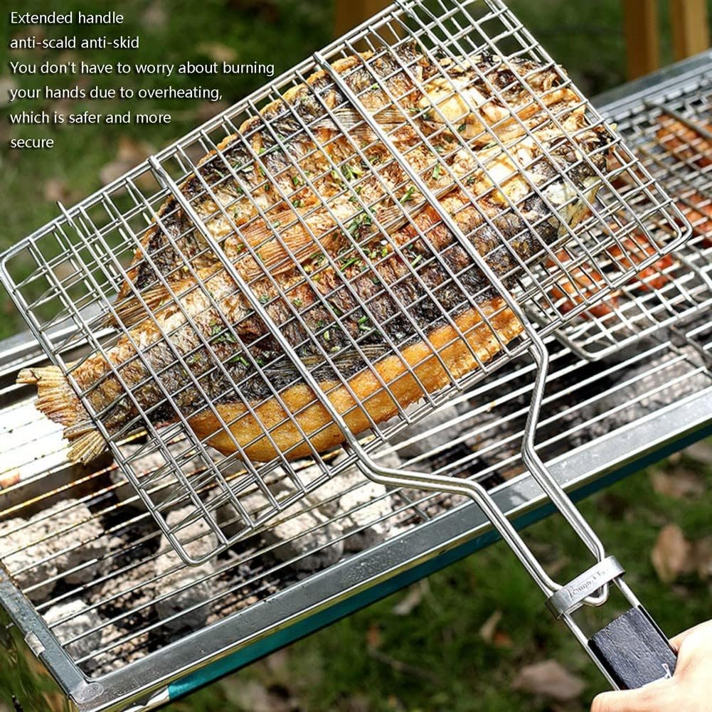 Foldable Fish Grill Basket