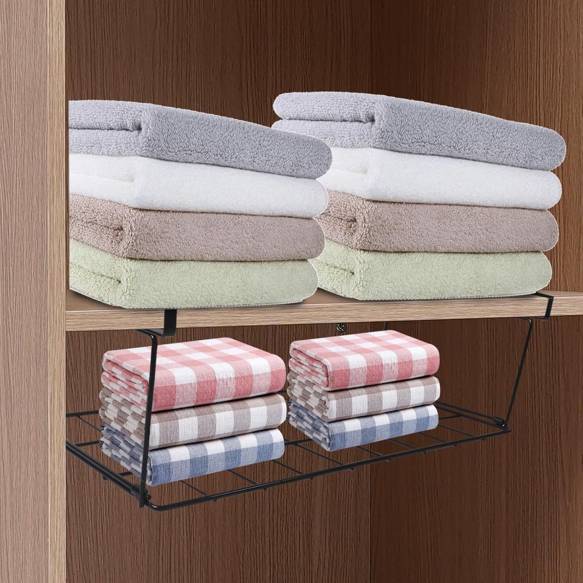 Foldable Under Shelf Storage Basket