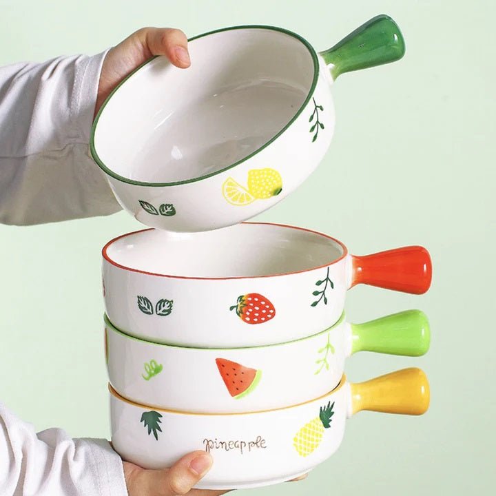 Korean Bowl Cute Ceramic Bowl With Handle