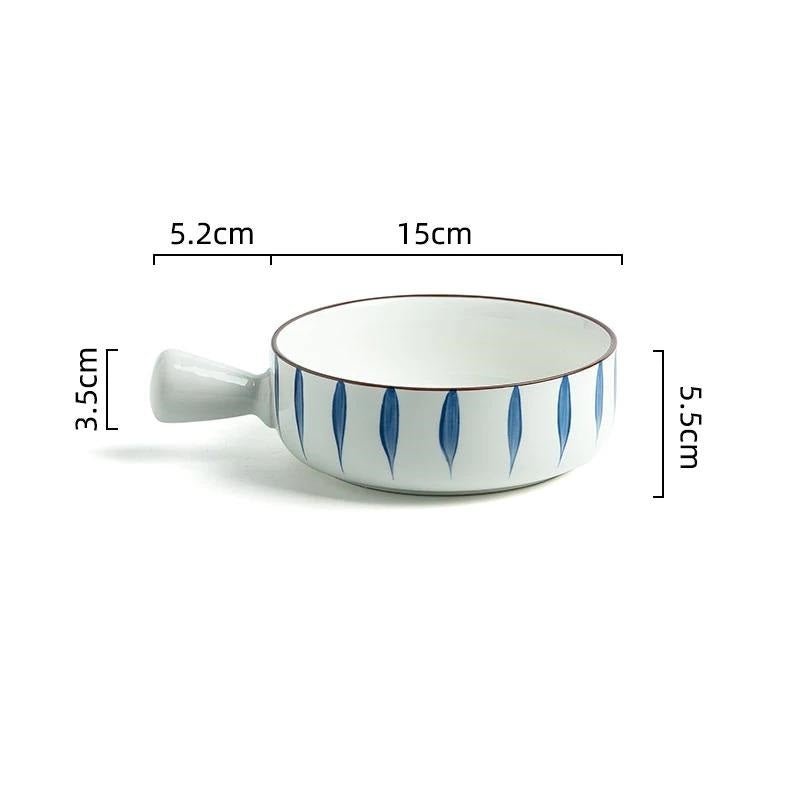 Korean Bowl Cute Ceramic Bowl With Handle