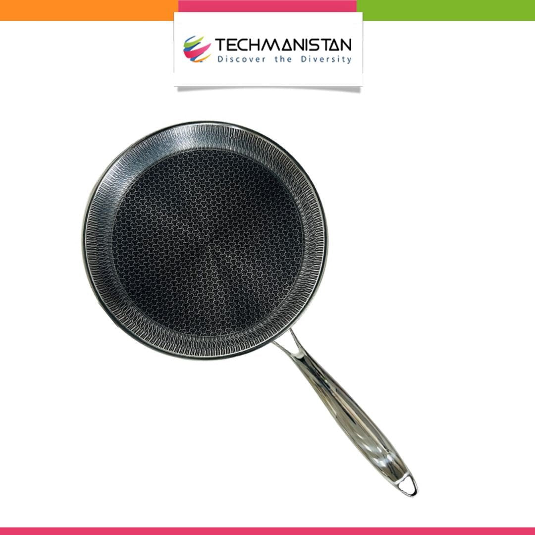 Double Sided Laser Coated Honeycomb Frying Pan/Tawa