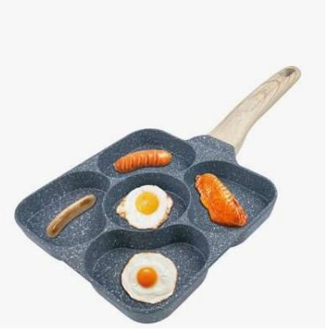 Non-Stick Egg Frying Pan with Wooden Handle