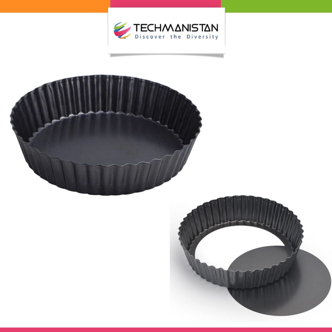 Nonstick & Quick Release Coating Loose Bottom Quiche Tart Pan