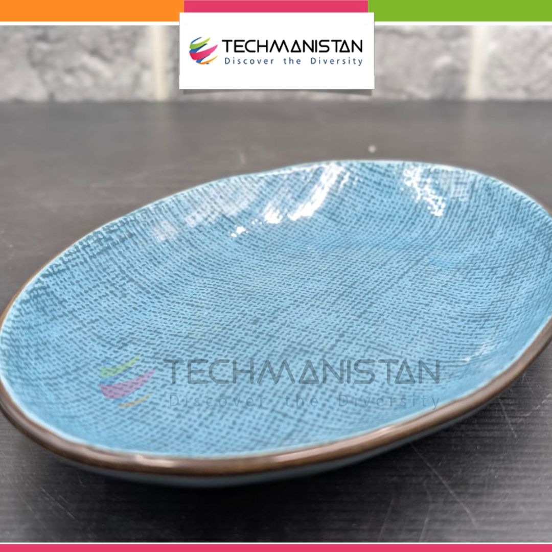 Oval Ceramic Serving Tray