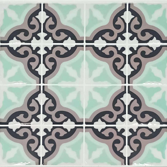 Pack of 6 - Waterproof and Heat Resistant Tiles Stickers for Bathroom & Kitchen - 10x10 inches