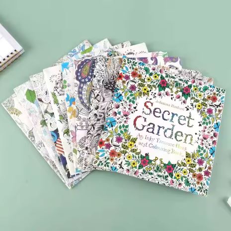 Pack of 8 - Random Design Coloring Books