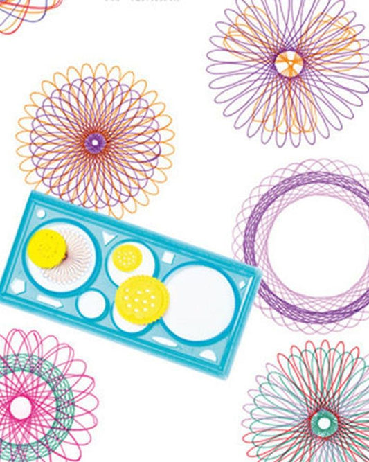 Plastic Spirograph Design Ruler Set