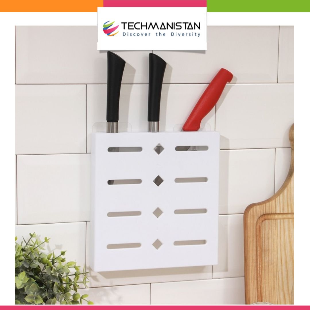 Plastic Wall-Mounted Knife Holder
