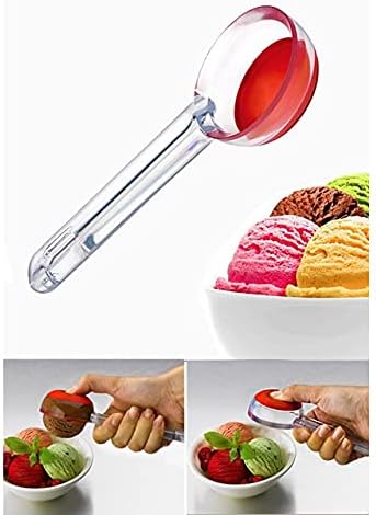 Push Back Plastic IceCream Scoop