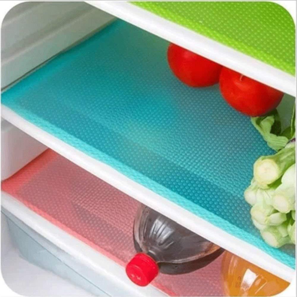 Random Colors - Refrigerator Liners Washable Pads - 17.7  x 11.8 inches