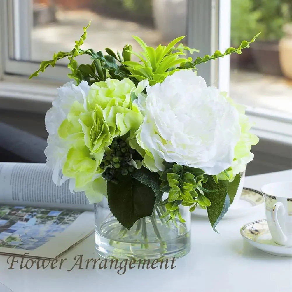 Round Clear Glass Vase