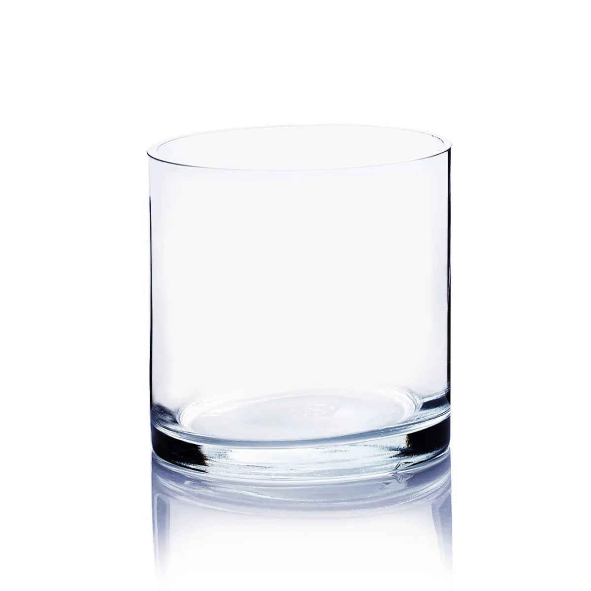 Round Clear Glass Vase