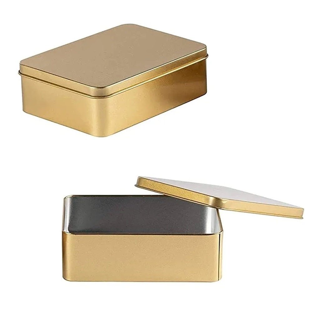 Set of 6 - Multipurposed Tin Storage Box