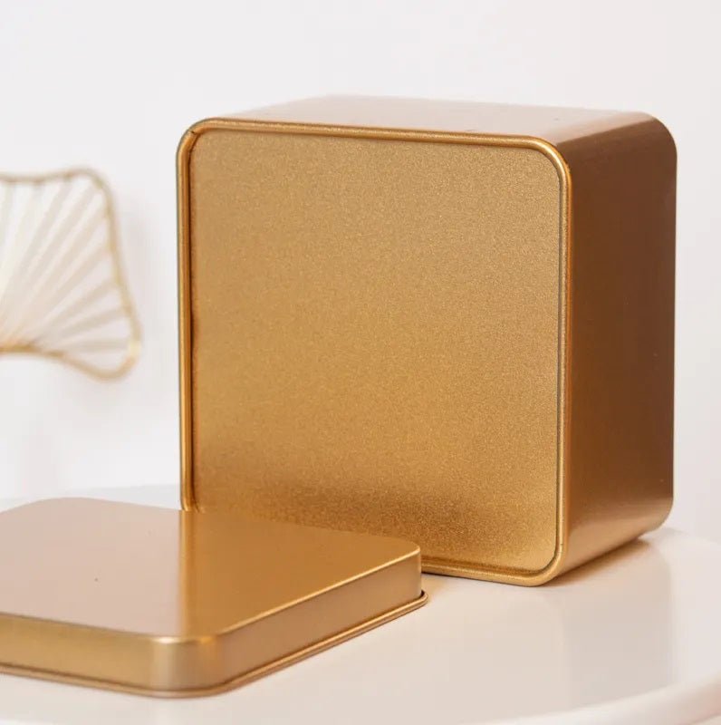 Set of 6 - Multipurposed Tin Storage Box