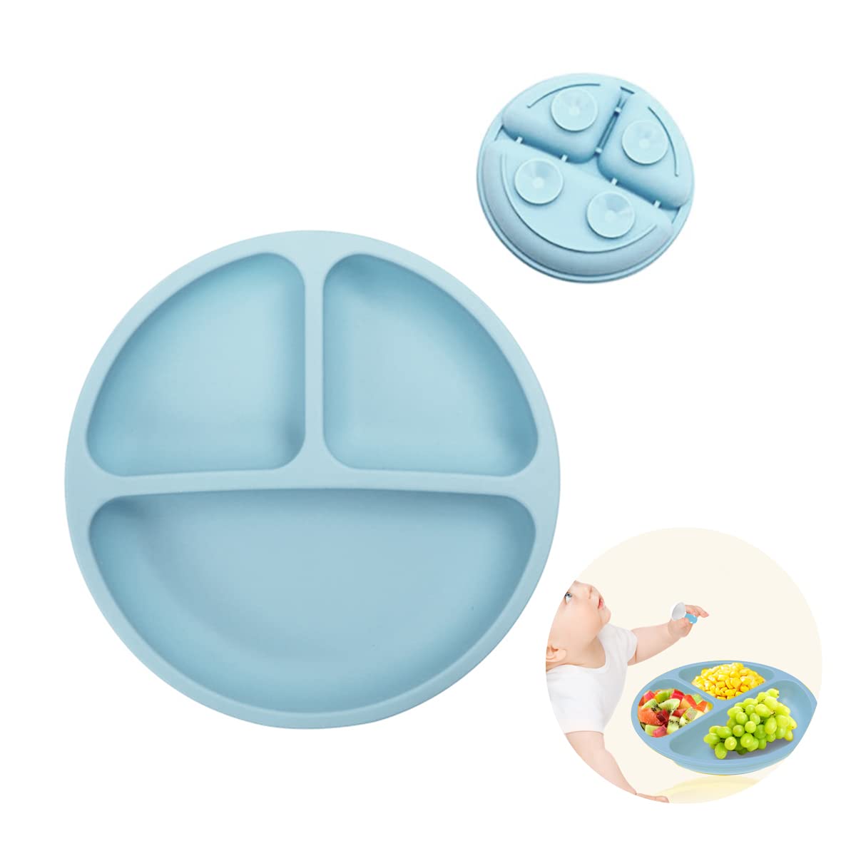 Silicone Baby Suction Plate