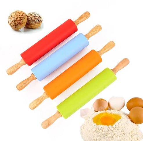 Silicone Rolling Pin + Silicone Baking Mat