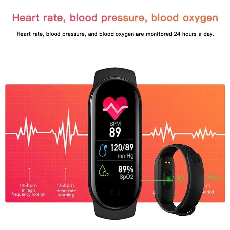 Smart Watch Smart Band Bracelet Sport Fitness Tracker Waterproof Wristband