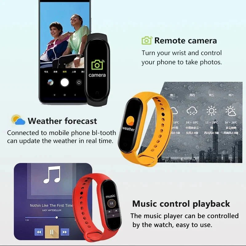 Smart Watch Smart Band Bracelet Sport Fitness Tracker Waterproof Wristband