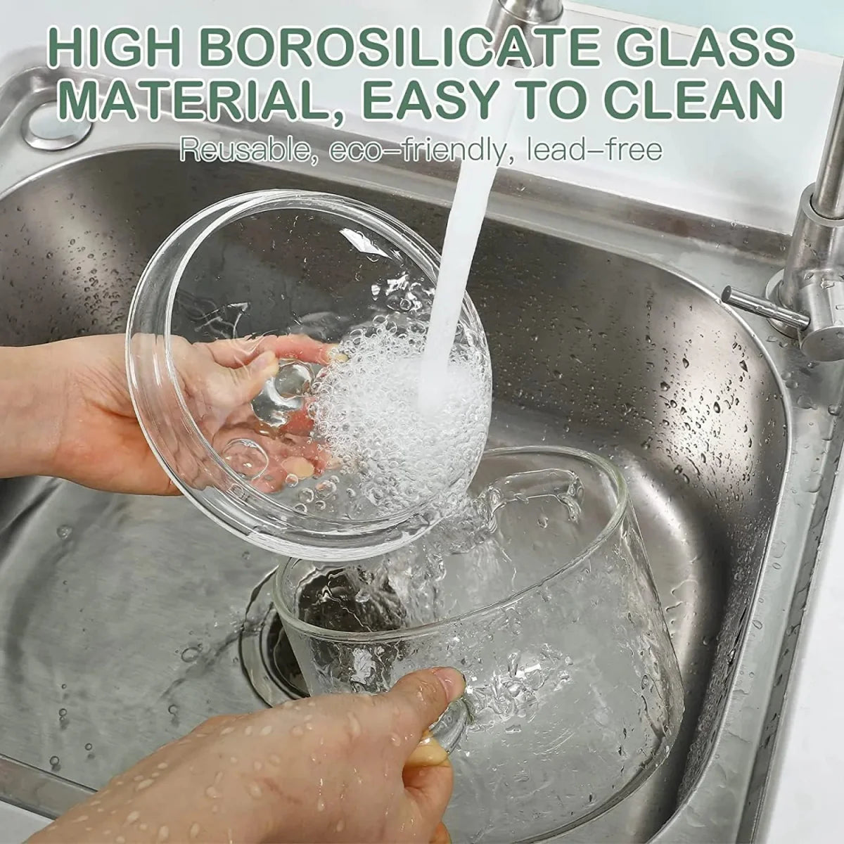 Stovetop Glass Cooking Pot with Lid