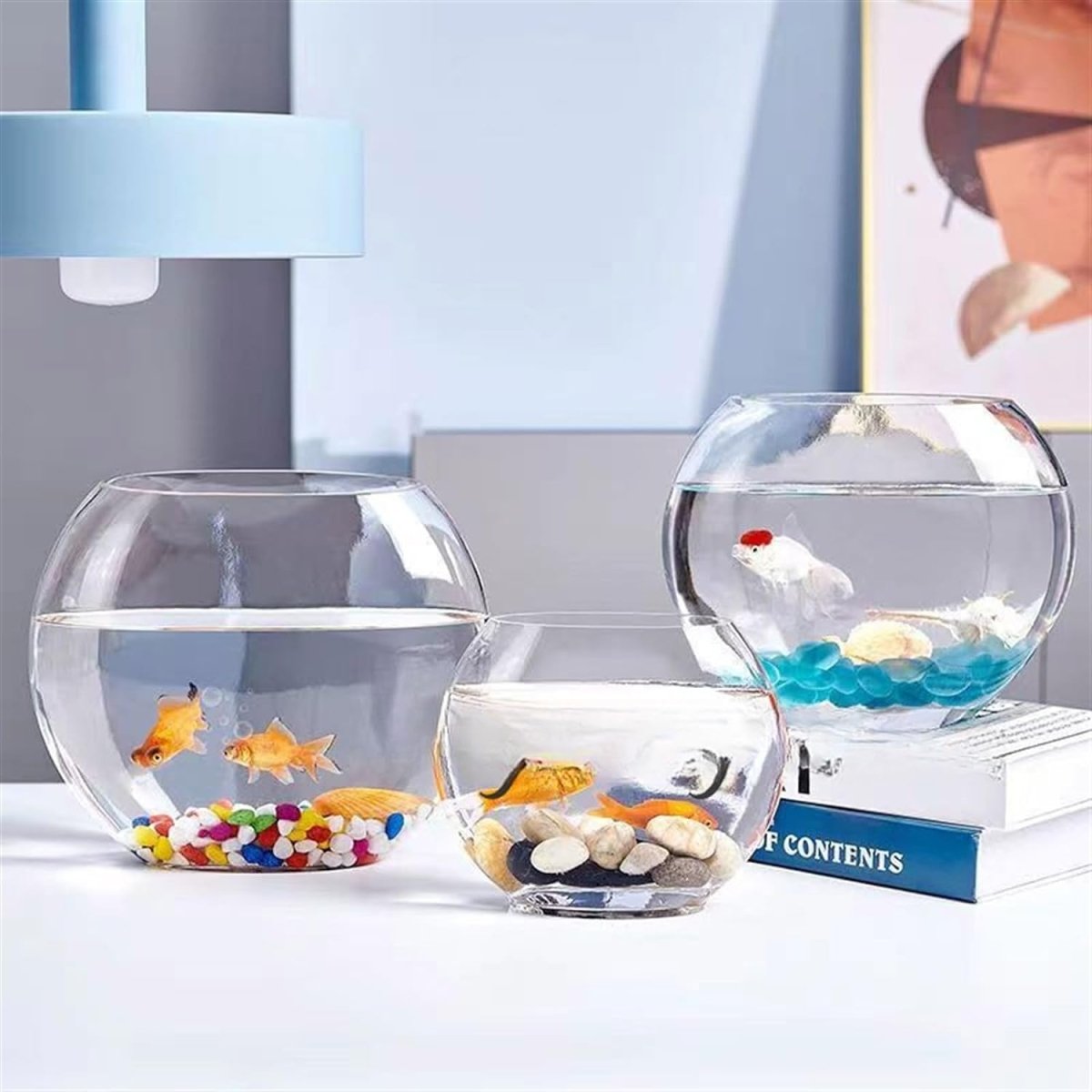 Transparent Decorative Fish Bowl