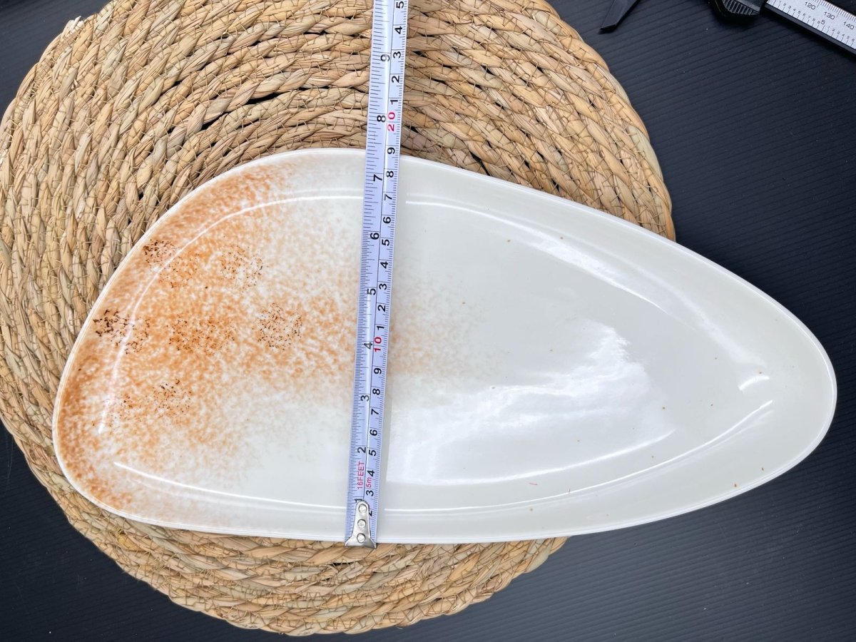 Triangle Ceramic Serving Plate