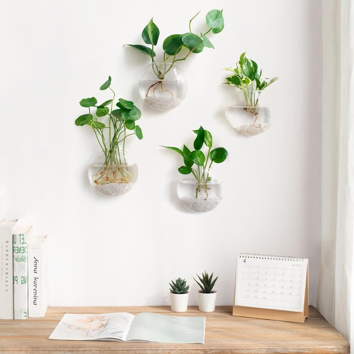 Wall Mounted Hanging Glass Vase